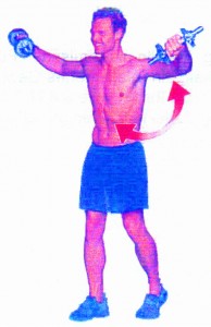 Seitheben mit Kurzhanteln