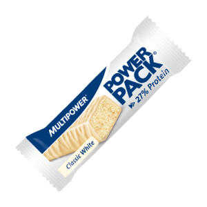 Der Power Pack - Riegel von Multipower hat einen Proteinanteil von 27 Prozent.