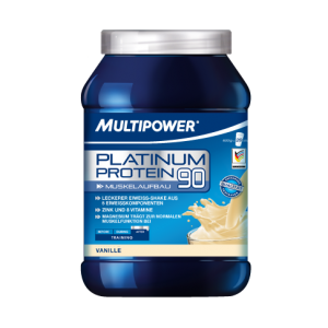 Das Platinum-Protein-90-Eiweisspulver von Multipower.