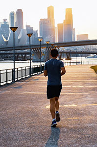 Joggen ist ein Ganzjahressport, macht aber im Frühjahr besonders viel Spaß.